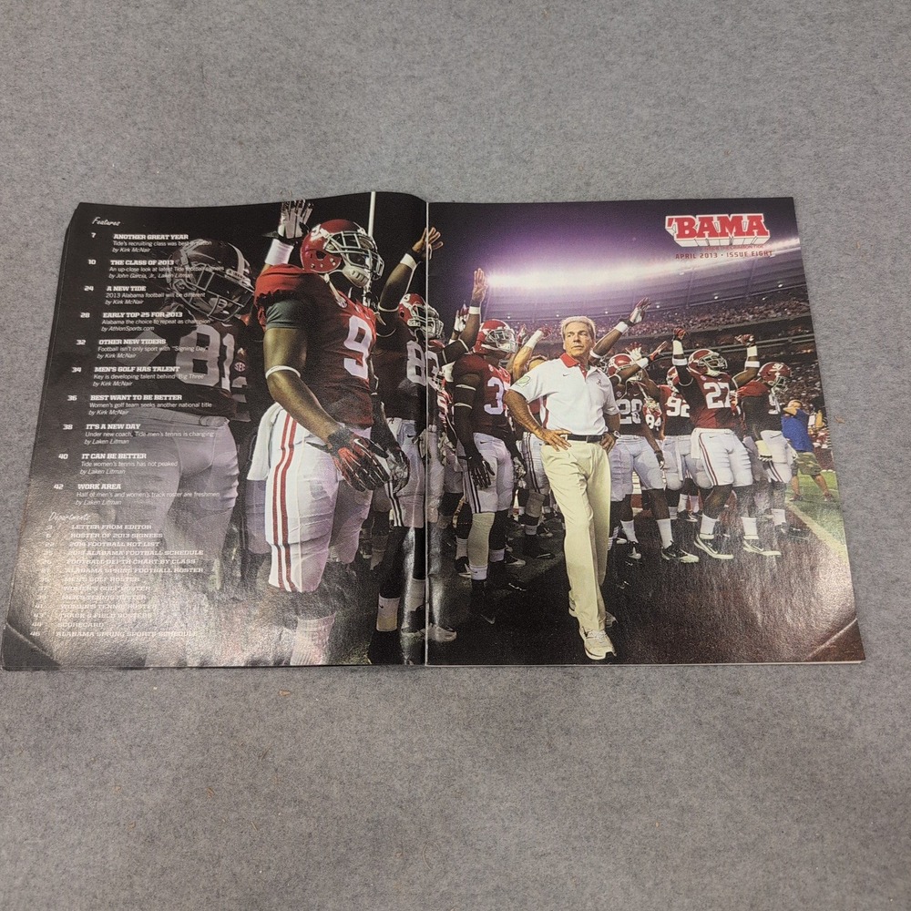 Bama Magazine April 2013 Issue 8 Derrick Henry Alabama Crimson Tide Recruiting - Picture 2 of 3
